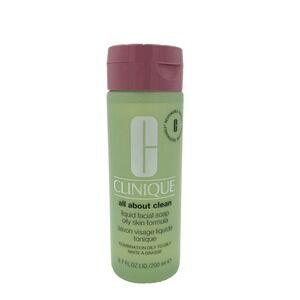 Clinique All About Clean Liquid Facial Soap Oily Skin Formula 6.7 Fl oz / 200 ml